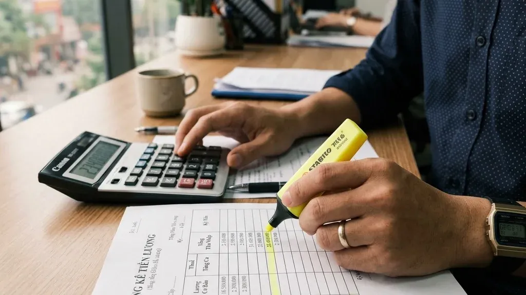 Minh họa biểu thuế lũy tiến 5 bậc 2026: thu nhập được chia thành từng tầng, mỗi tầng chịu thuế suất riêng từ 5% đến 35%