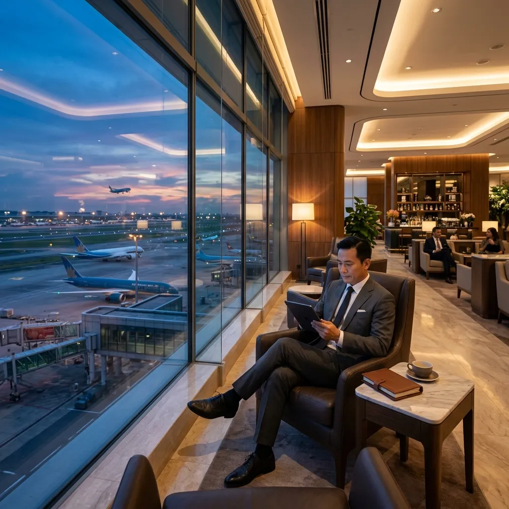 Đặc quyền phòng chờ sân bay thẻ đen