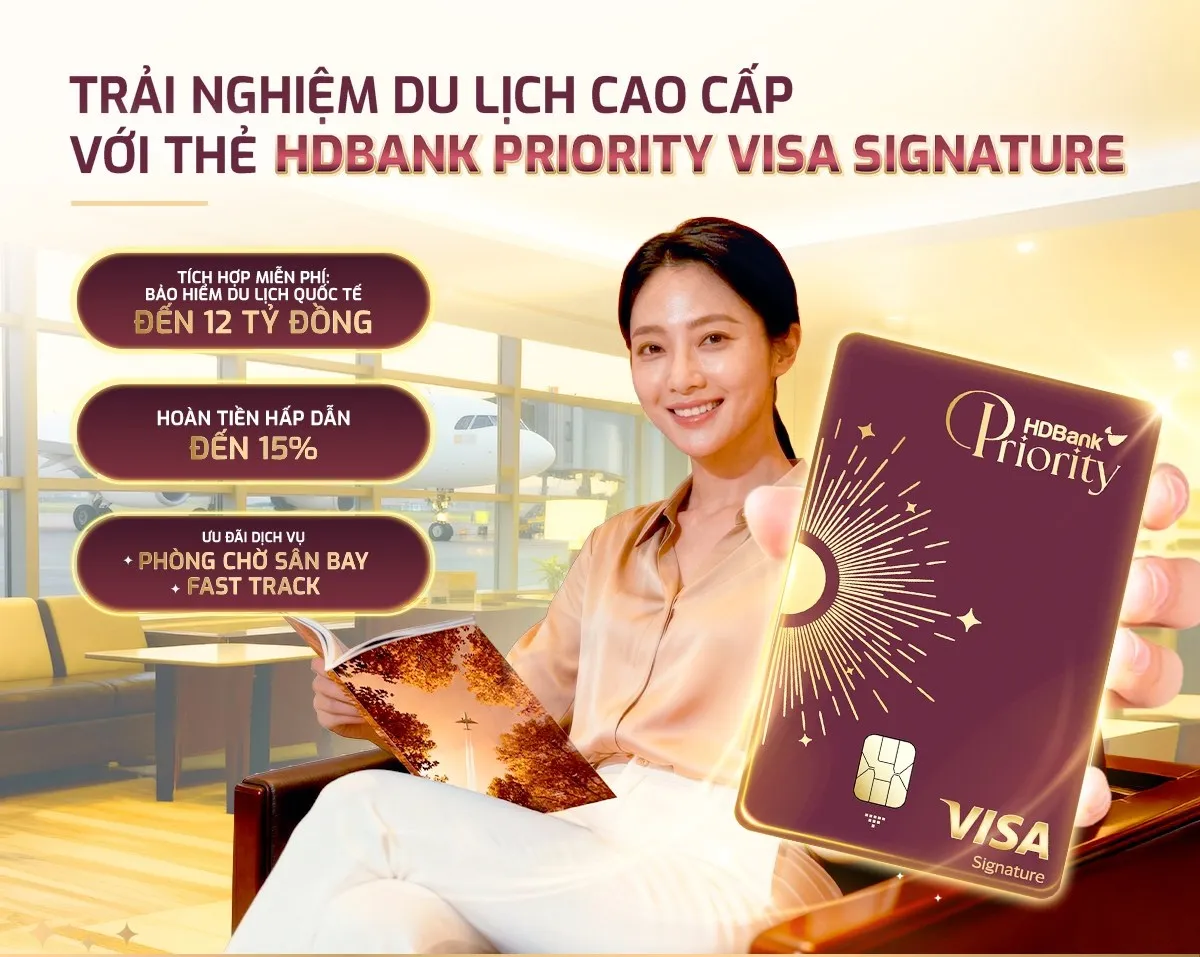 Điều kiện và thủ tục mở thẻ tín dụng Thẻ tín dụng HDBank Priority - Tinh Tú Phương Đông