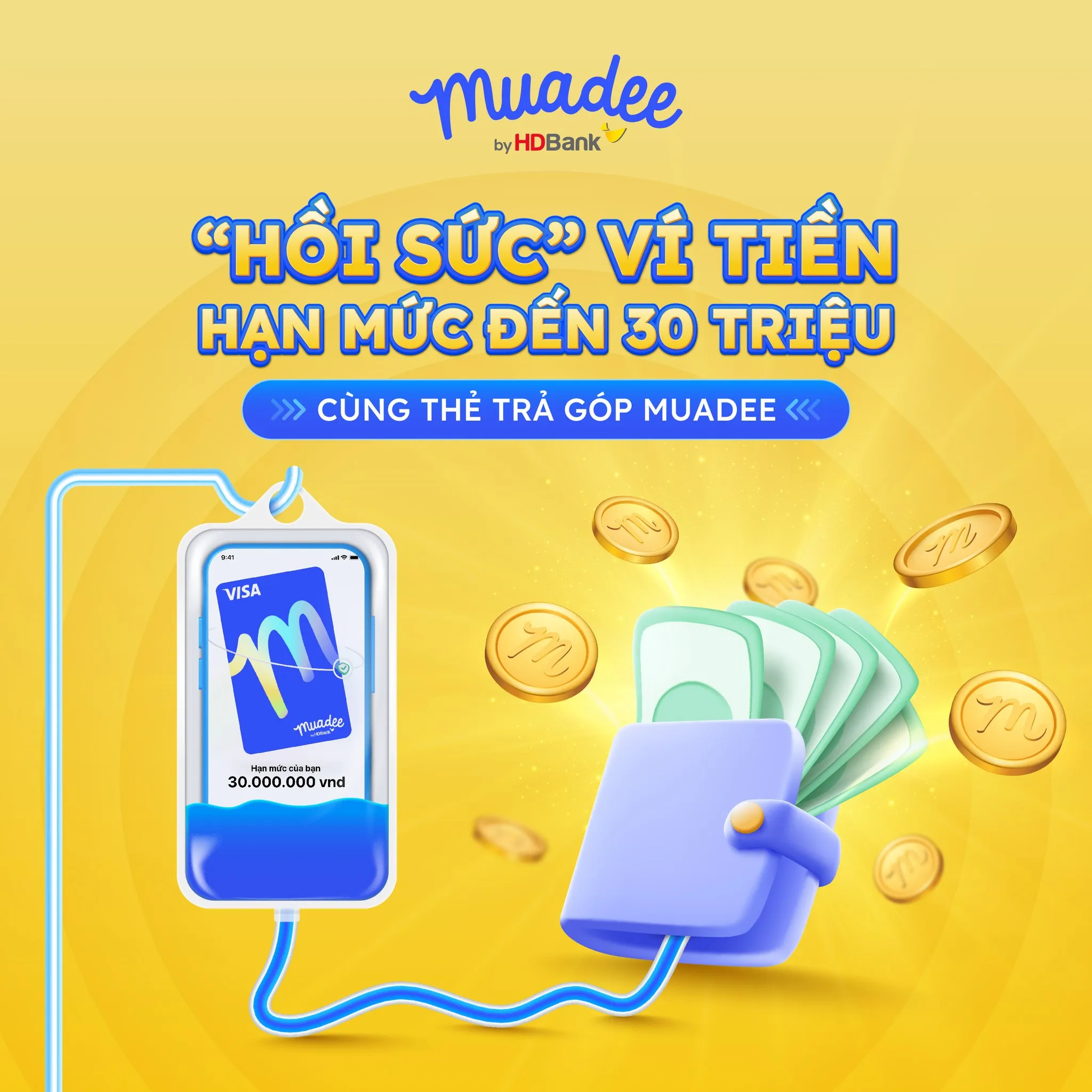 Điều kiện và thủ tục mở thẻ tín dụng Thẻ tín dụng trả góp Muadee by HDBank