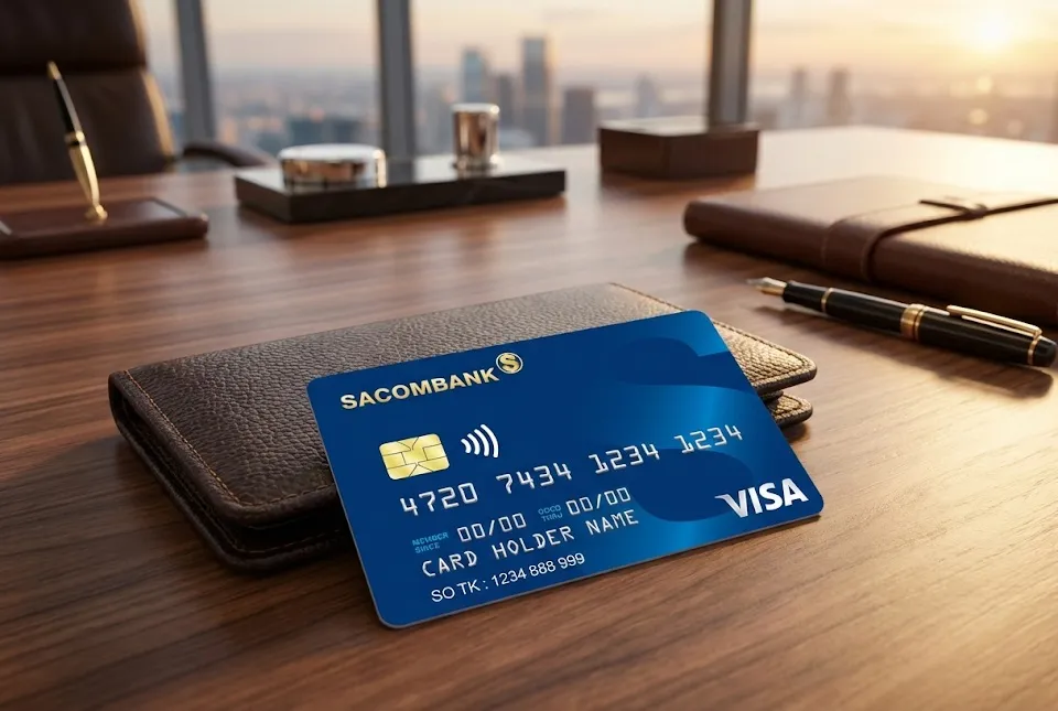 Điều kiện và thủ tục mở thẻ tín dụng Sacombank Visa