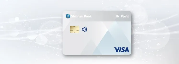 Điều kiện và thủ tục mở thẻ tín dụng Thẻ tín dụng quốc tế Shinhan Visa Hi-Point hạng Chuẩn