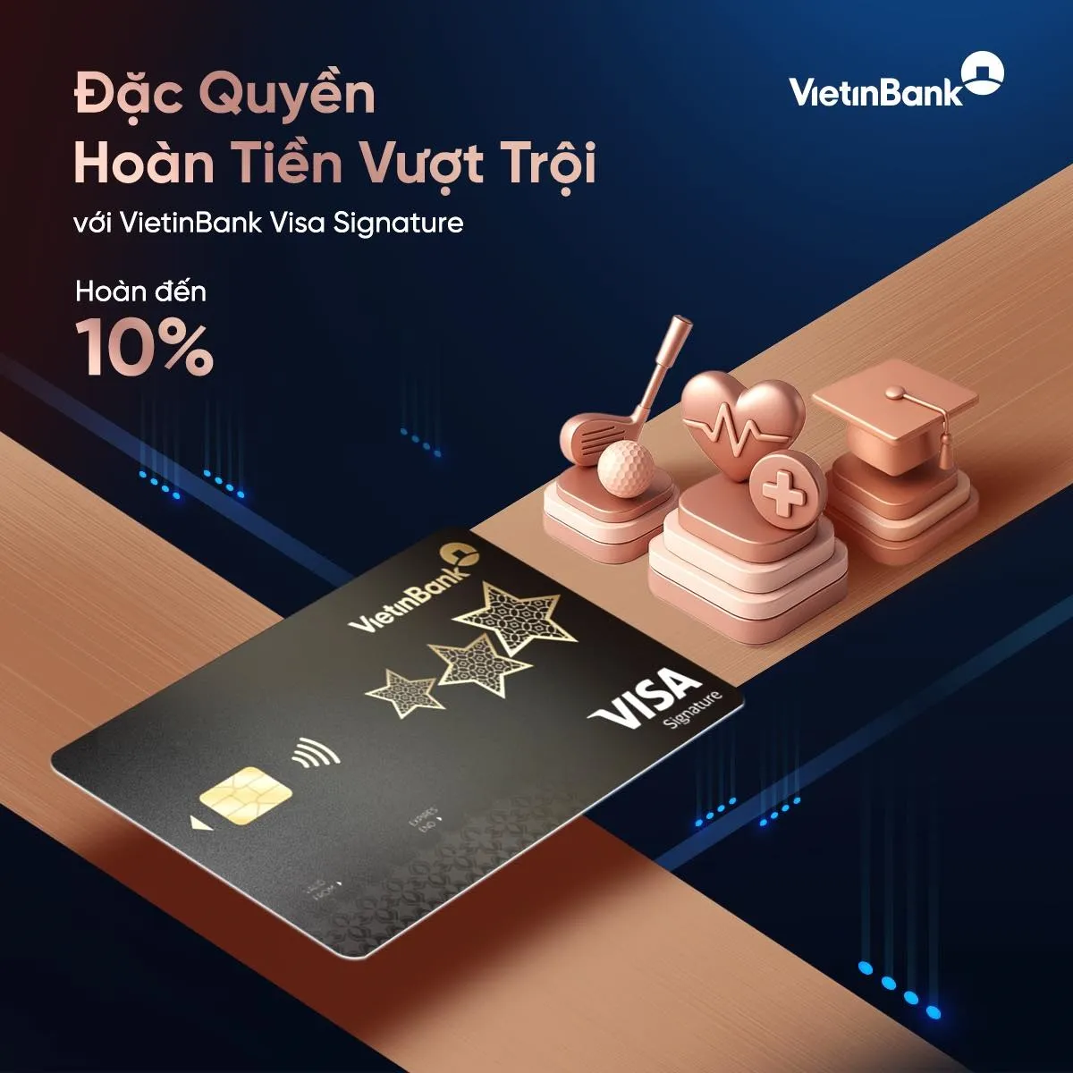 Điều kiện và thủ tục mở thẻ tín dụng Thẻ tín dụng VietinBank Visa Signature