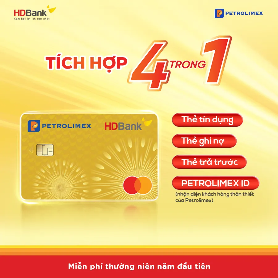 Nhận định đánh giá thẻ tín dụng Thẻ tín dụng HDBank Petrolimex 4in1 từ chuyên gia Thẻ Tốt Nhất
