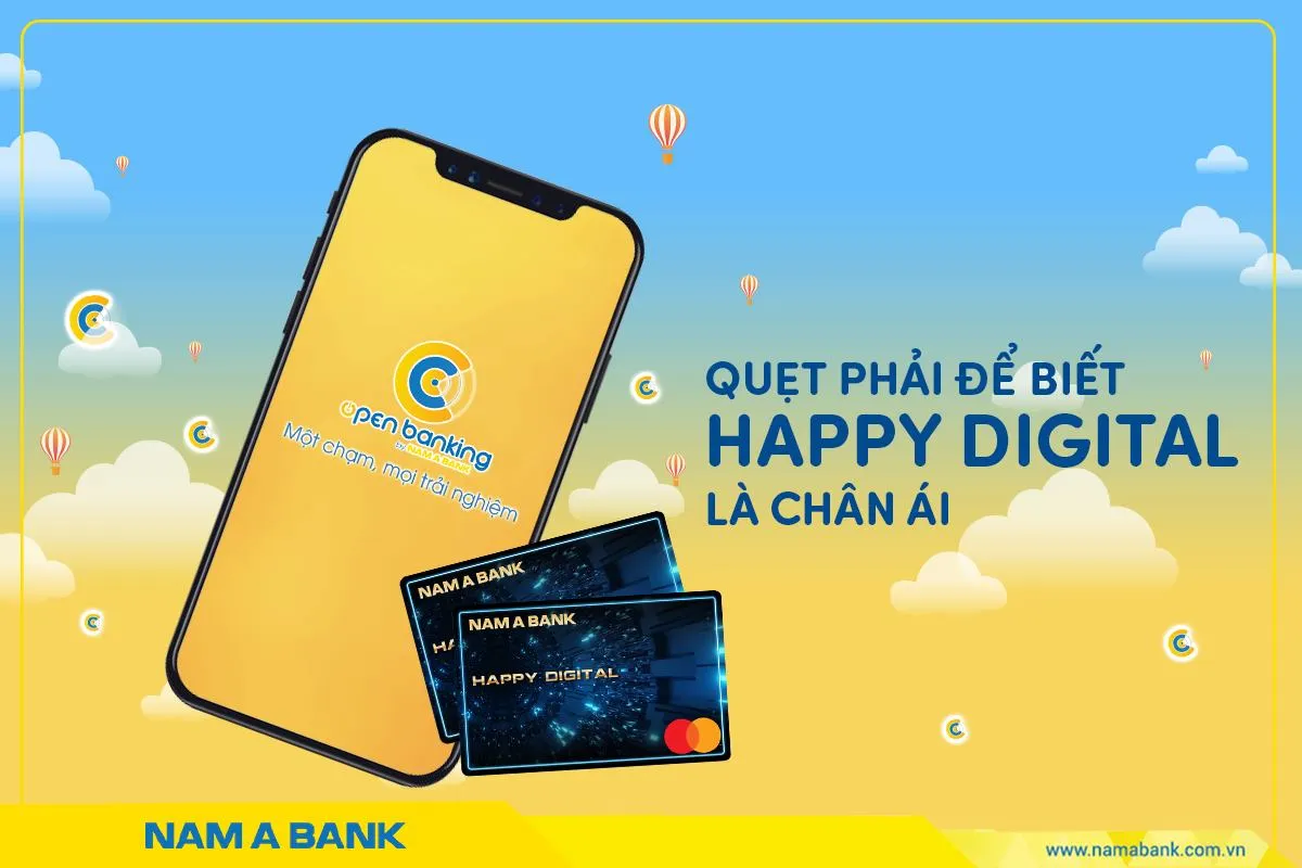 Nhận định đánh giá thẻ tín dụng Thẻ tín dụng phi vật lý happy digital - nam a bank từ chuyên gia Thẻ Tốt Nhất