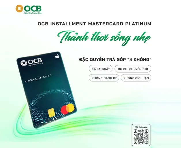 Nhận định đánh giá thẻ tín dụng Thẻ tín dụng OCB INSTALLMENT MASTERCARD PLATINUM từ chuyên gia Thẻ Tốt Nhất