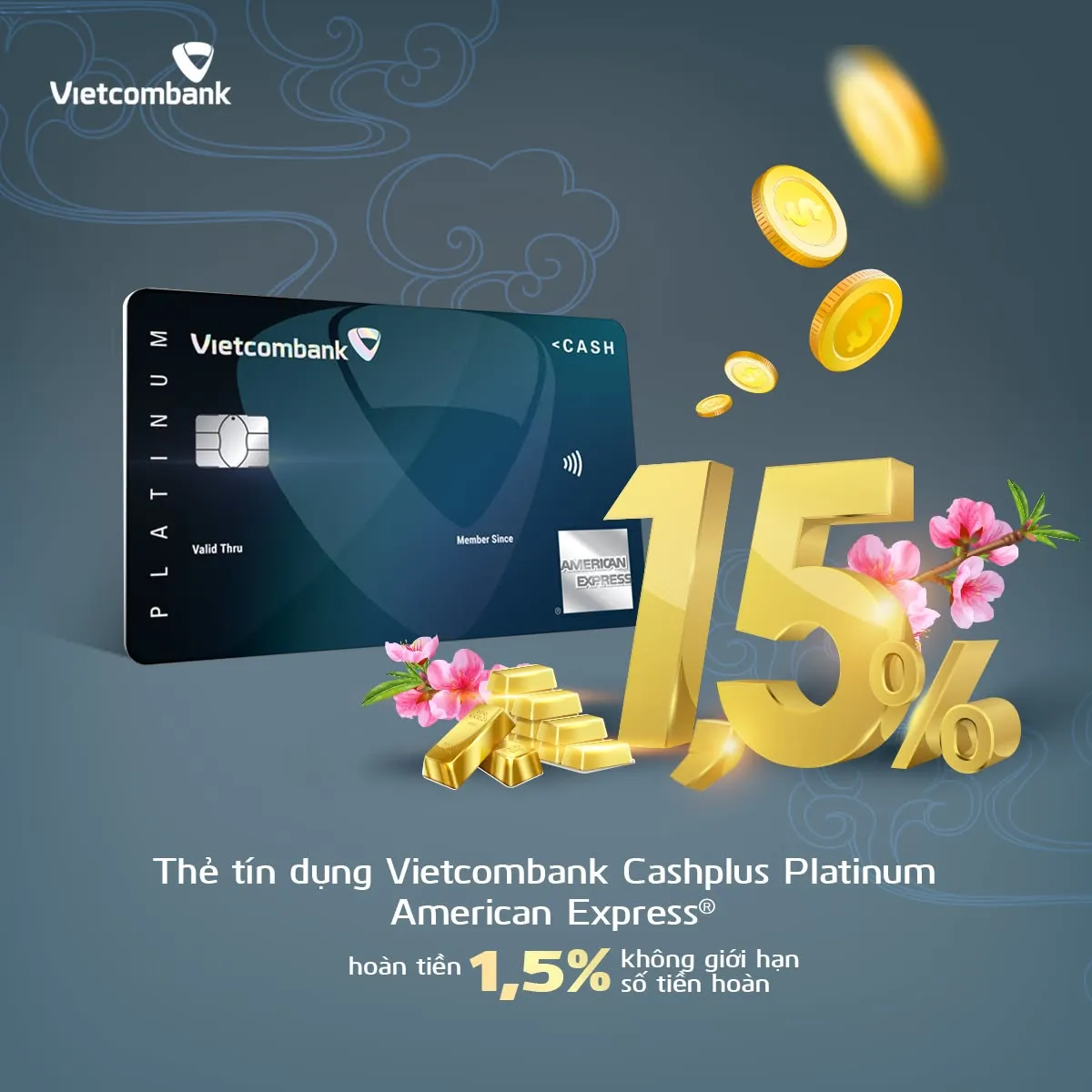 Nhận định đánh giá thẻ tín dụng Thẻ tín dụng Vietcombank Cashplus Platinum American Express từ chuyên gia Thẻ Tốt Nhất