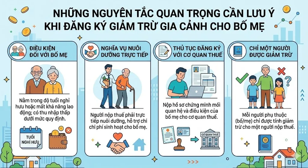Những nguyên tắc quan trọng cần lưu ý
