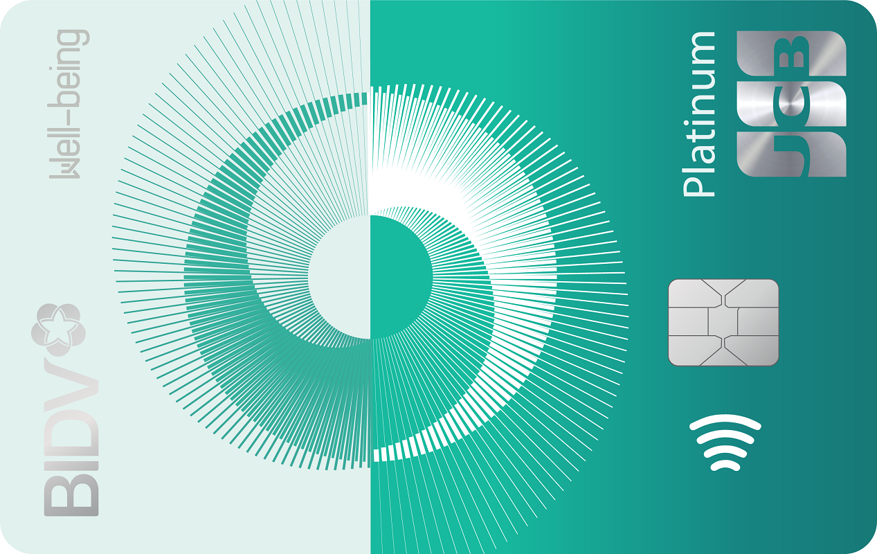 Thẻ tín dụng BIDV Thẻ tín dụng BIDV JCB Well-being