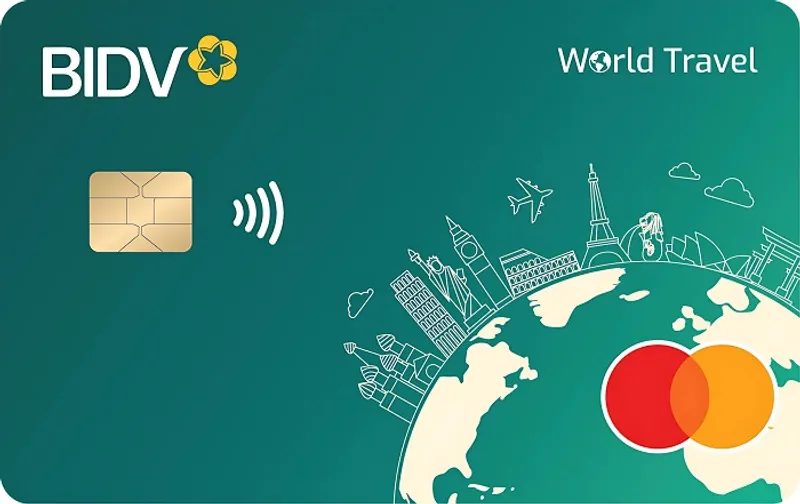 Thẻ tín dụng BIDV Thẻ tín dụng BIDV Mastercard World Travel