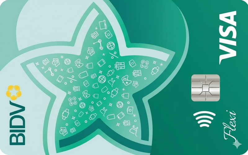 Thẻ tín dụng BIDV Thẻ tín dụng BIDV Visa Flexi