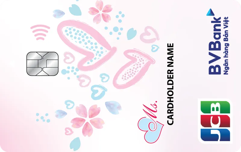 Thẻ tín dụng BVBank Thẻ tín dụng BVBank JCB Ms.