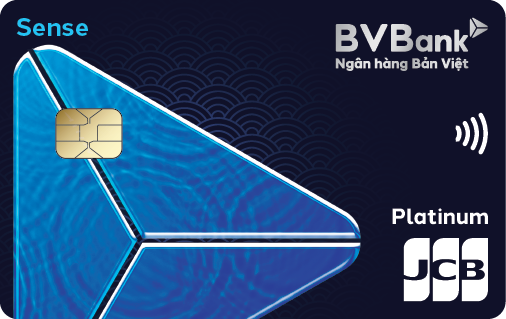 Thẻ tín dụng BVBank Thẻ tín dụng BVBank JCB Sense