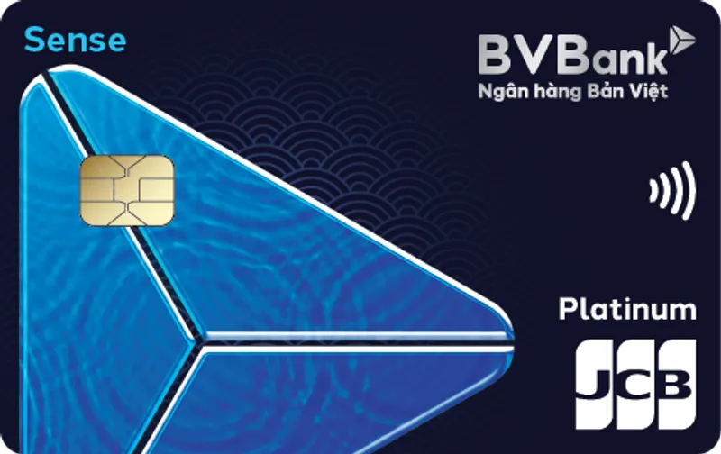 Thẻ tín dụng BVBank Thẻ tín dụng BVBank JCB Sense