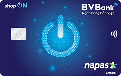 Thẻ tín dụng BVBank Thẻ tín dụng BVBank NAPAS shopON