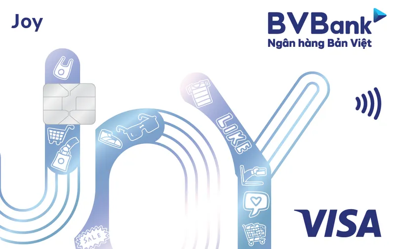 Thẻ tín dụng BVBank Thẻ tín dụng BVBank Visa Joy