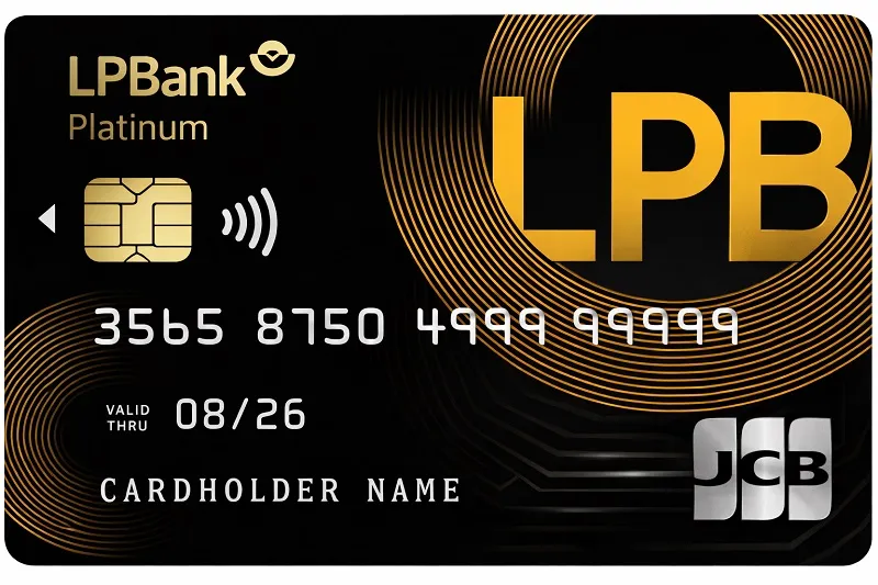 Thẻ tín dụng LPBank Thẻ tín dụng quốc tế LPBank JCB Platinum