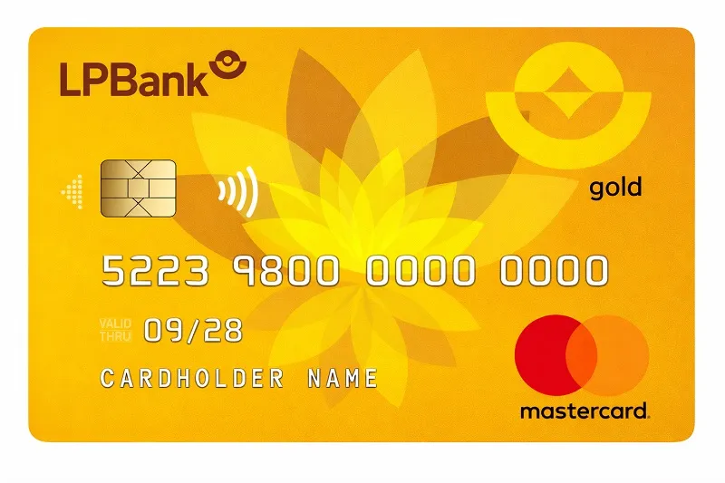 Thẻ tín dụng LPBank Thẻ tín dụng quốc tế LPBank Mastercard Gold