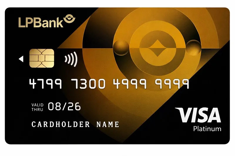 Thẻ tín dụng LPBank Thẻ tín dụng quốc tế LPBank Visa Platinum