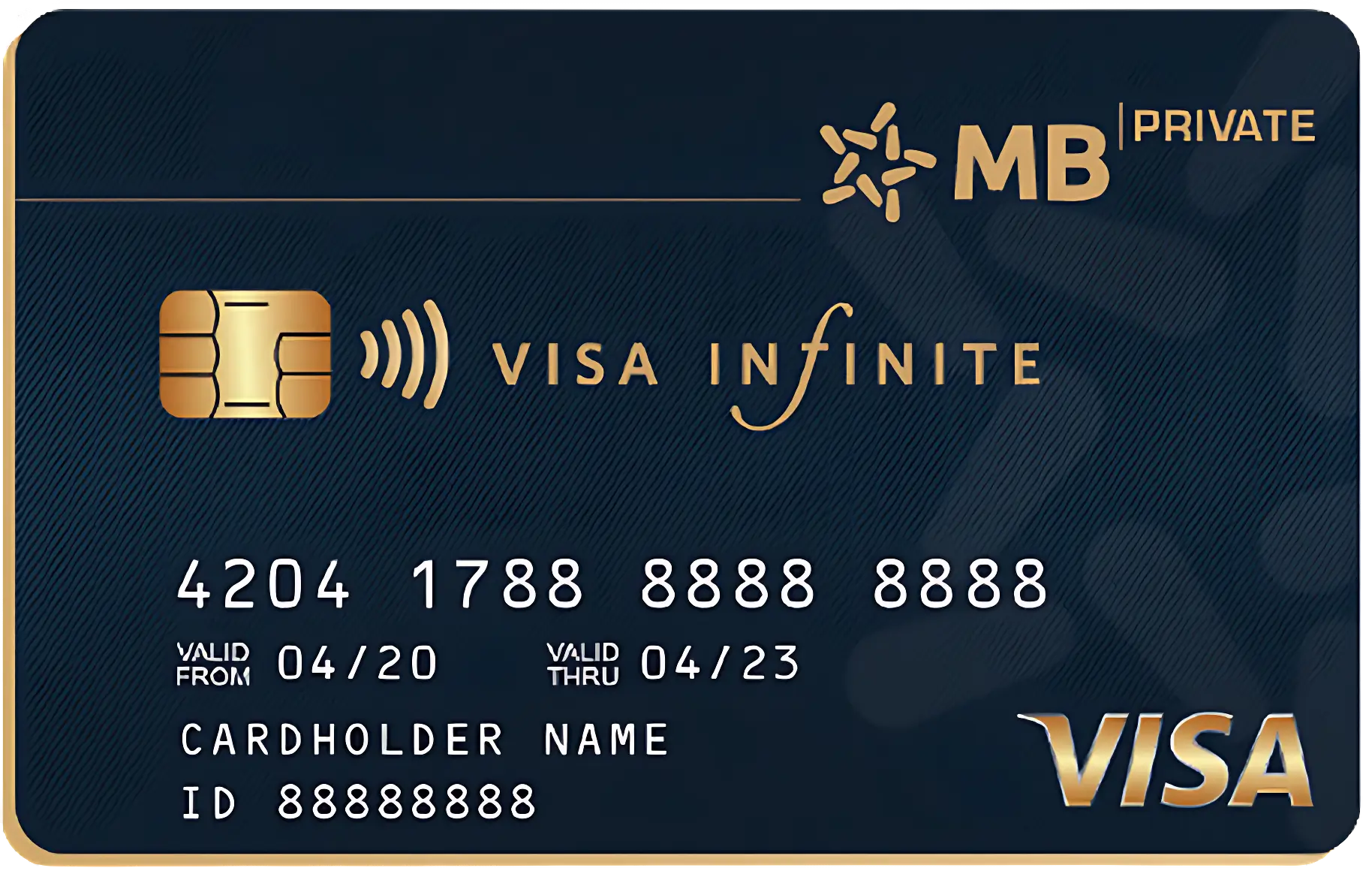 Thẻ tín dụng Mb bank Thẻ tín dụng Quốc tế MB Visa Infinite