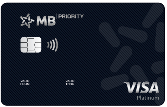 Thẻ tín dụng Mb bank Thẻ tín dụng quốc tế MB Visa Priority