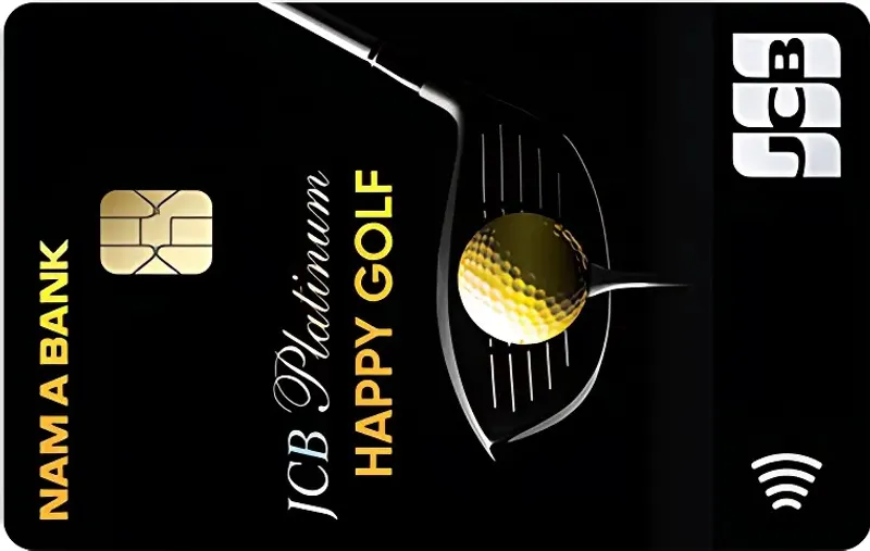 Thẻ tín dụng Nam A Bank Thẻ tín dụng jcb happy golf