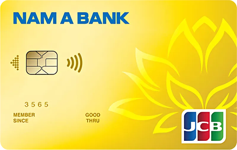 Thẻ tín dụng Nam A Bank Thẻ tín dụng jcb standard - nam a bank