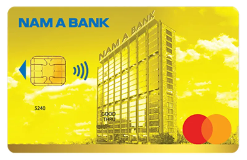 Thẻ tín dụng Nam A Bank Thẻ tín dụng mastercard gold - nam a bank