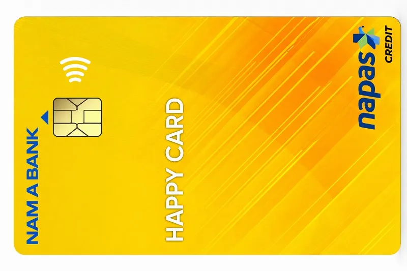Thẻ tín dụng Nam A Bank Thẻ tín dụng nội địa happy card gold