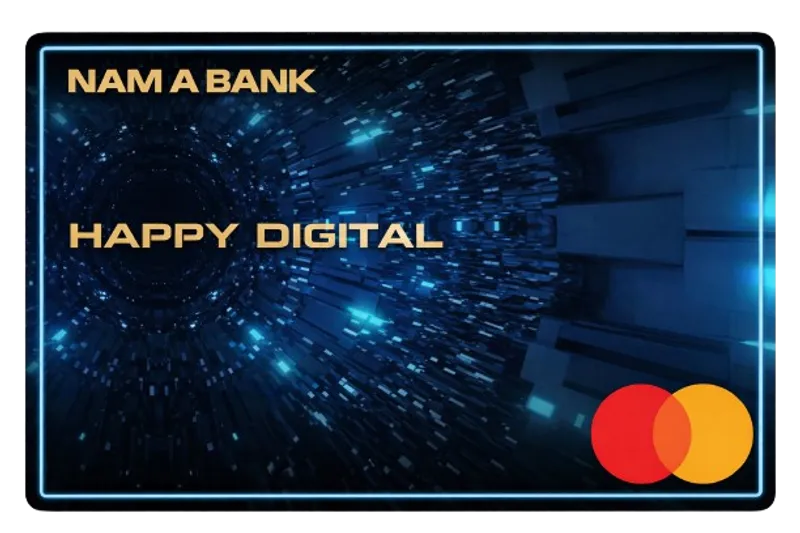 Thẻ tín dụng Nam A Bank Thẻ tín dụng phi vật lý happy digital - nam a bank