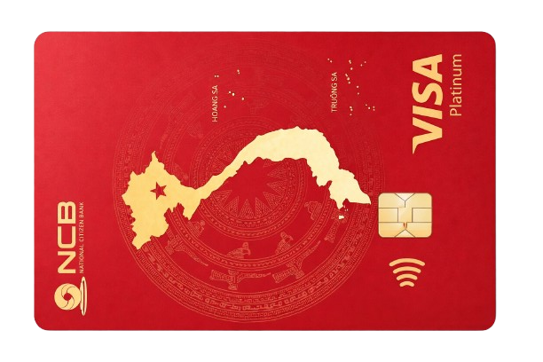 Thẻ tín dụng NCB Thẻ tín dụng quốc tế NCB Visa Tự Hào