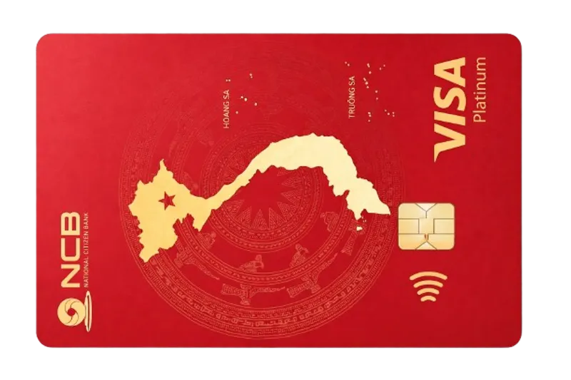 Thẻ tín dụng NCB Thẻ tín dụng quốc tế NCB Visa Tự Hào