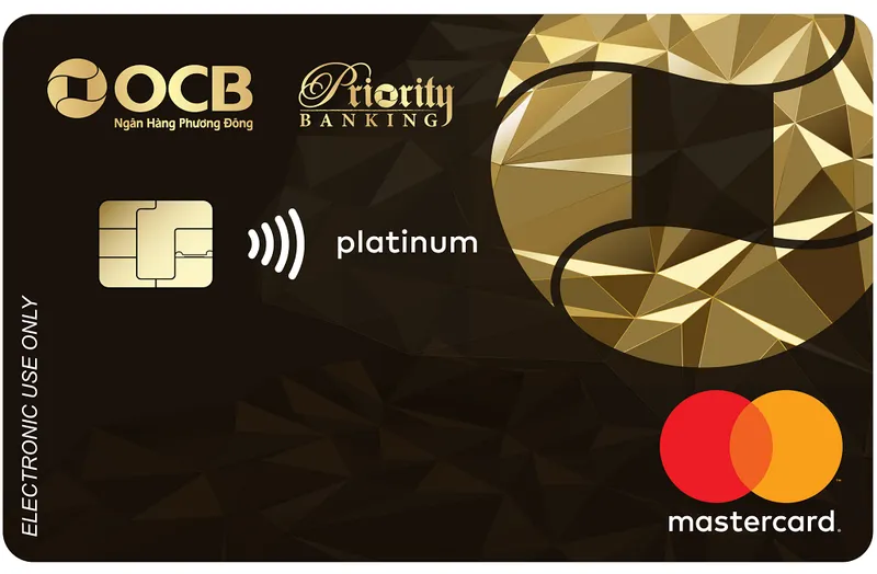 Thẻ tín dụng OCB (liobank) Thẻ tín dụng OCB MASTERCARD PRIORITY