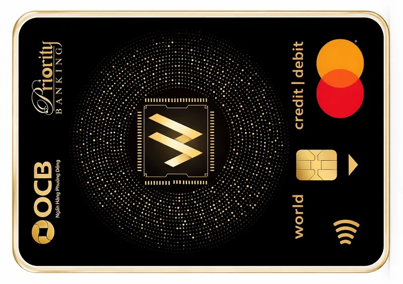 Thẻ tín dụng OCB (liobank) Thẻ tín dụng OCB MASTERCARD WORLD 2IN1