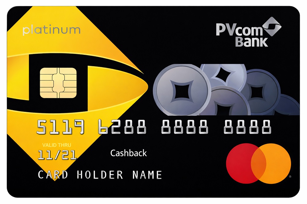 Thẻ tín dụng PVcomBank Thẻ tín dụng PVcomBank Cashback Platinum