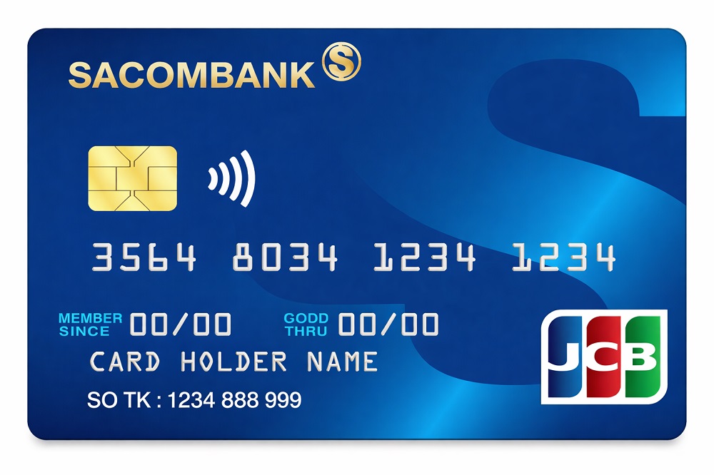 Thẻ tín dụng Sacombank Thẻ tín dụng Sacombank JCB