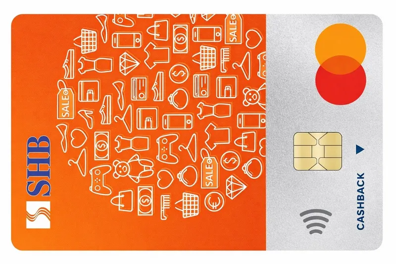 Thẻ tín dụng SHB Thẻ tín dụng quốc tế SHB Mastercard Cashback