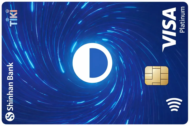 Thẻ tín dụng Shinhan bank Thẻ tín dụng Tiki – Shinhan hạng Bạch Kim
