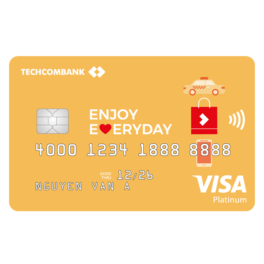 Thẻ tín dụng Techcombank Thẻ tín dụng Techcombank Everyday
