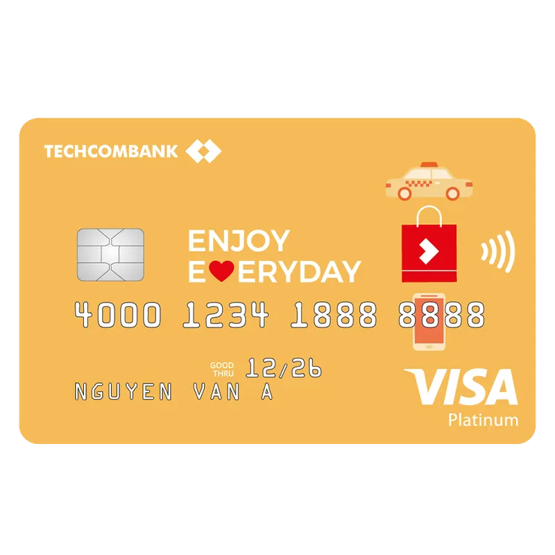 Thẻ tín dụng Techcombank Thẻ tín dụng Techcombank Everyday