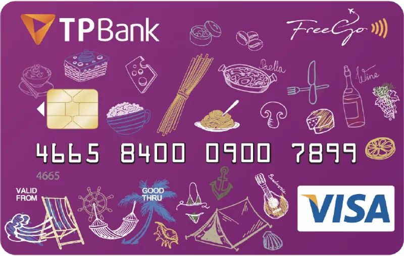 Thẻ tín dụng Tpbank Thẻ tín dụng quốc tế TPBank Visa FreeGo