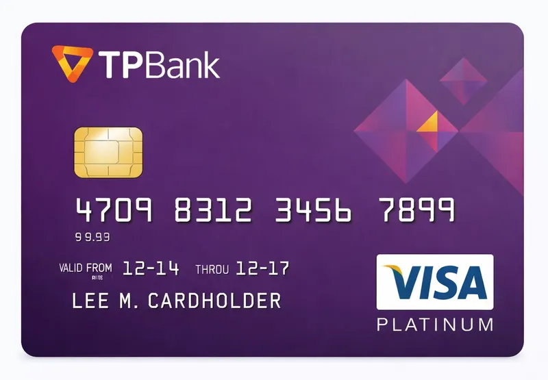 Thẻ tín dụng Tpbank Thẻ tín dụng quốc tế TPBank Visa Platinum
