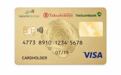Thẻ tín dụng Saigon Centre Takashimaya Vietcombank