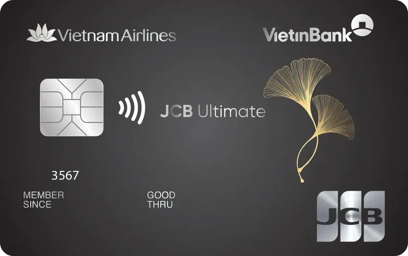 Thẻ tín dụng Vietinbank Thẻ tín dụng VietinBank JCB Credit Ultimate EMV VNA