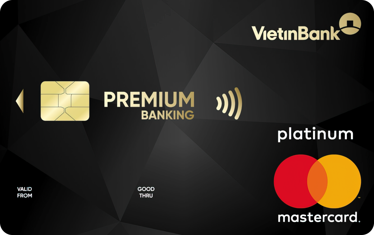 Thẻ tín dụng Vietinbank Thẻ tín dụng MasterCard Premium Platinum Credit