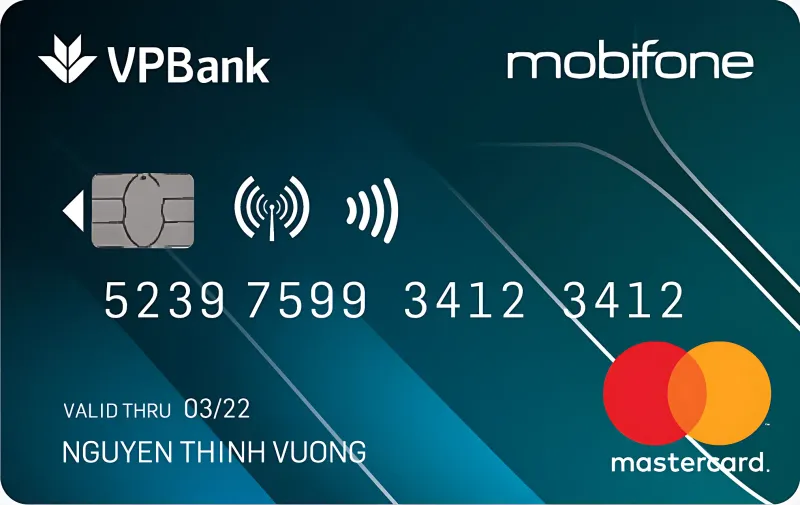 Thẻ tín dụng Vpbank Thẻ tín dụng đồng thương hiệu MobiFone - VPBank Titanium