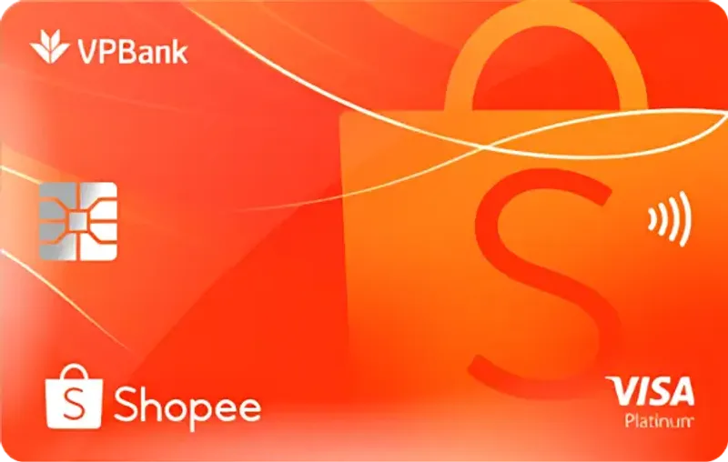Thẻ tín dụng Vpbank Thẻ tín dụng VPBank Shopee Platinum