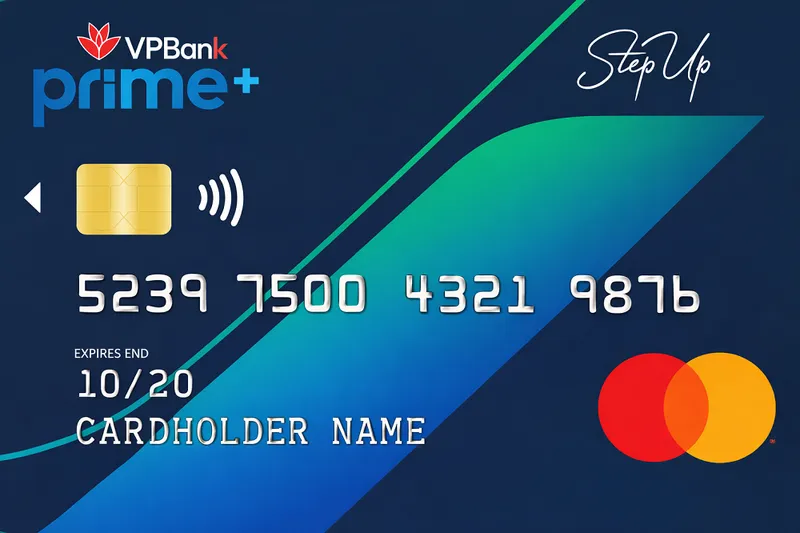 Thẻ tín dụng Vpbank Thẻ tín dụng VPBank StepUp Mastercard
