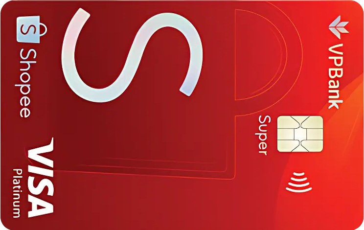 Thẻ tín dụng Vpbank Thẻ tín dụng VPBank Super Shopee Platinum