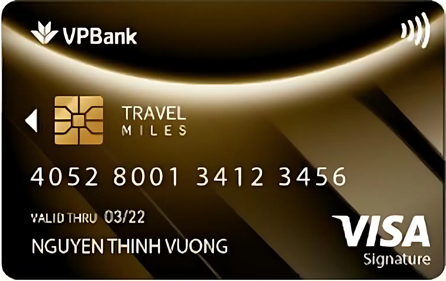 Thẻ tín dụng Vpbank Thẻ tín dụng VPBank Visa Signature Travel Miles